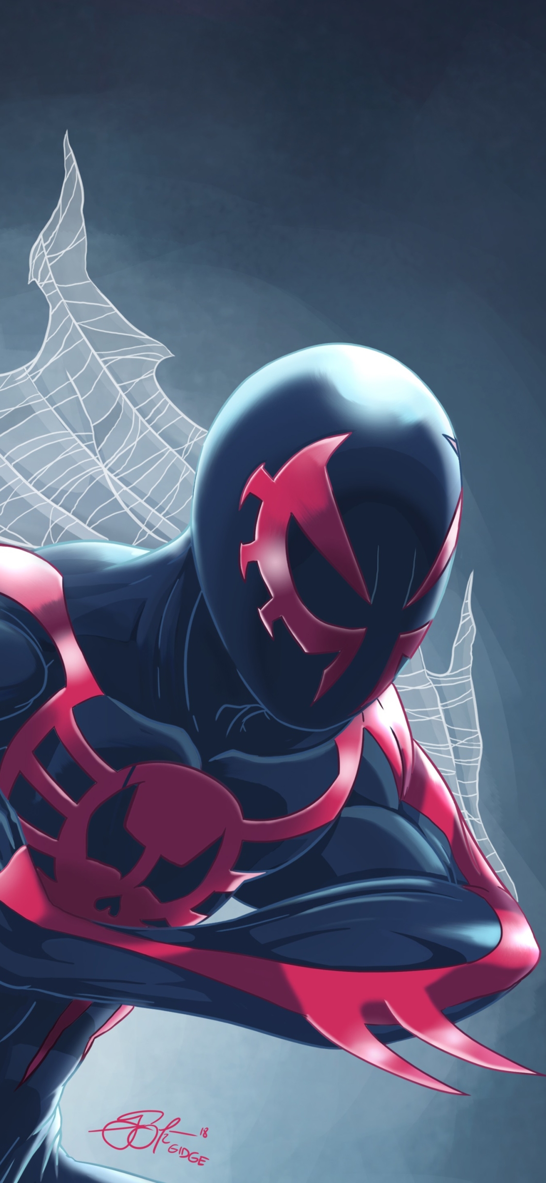 Spider Man 2099 Phone Wallpaper