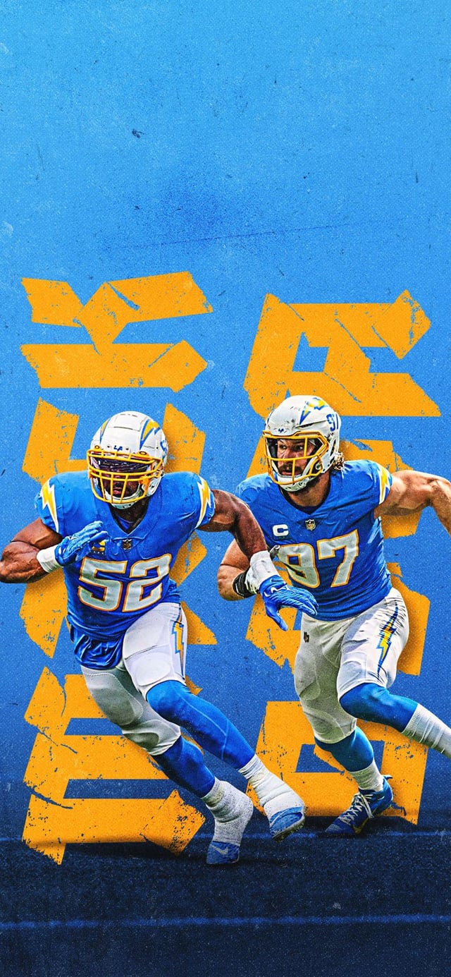 Making wallpaper till the Chargers