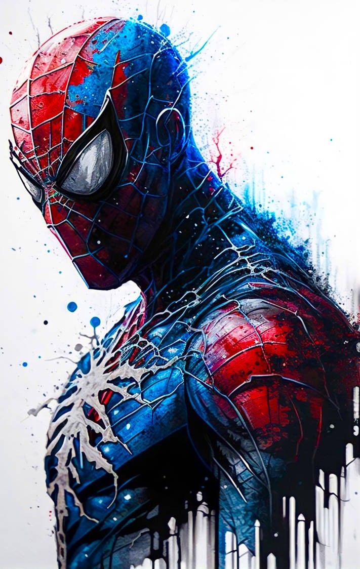 Marvel spiderman art