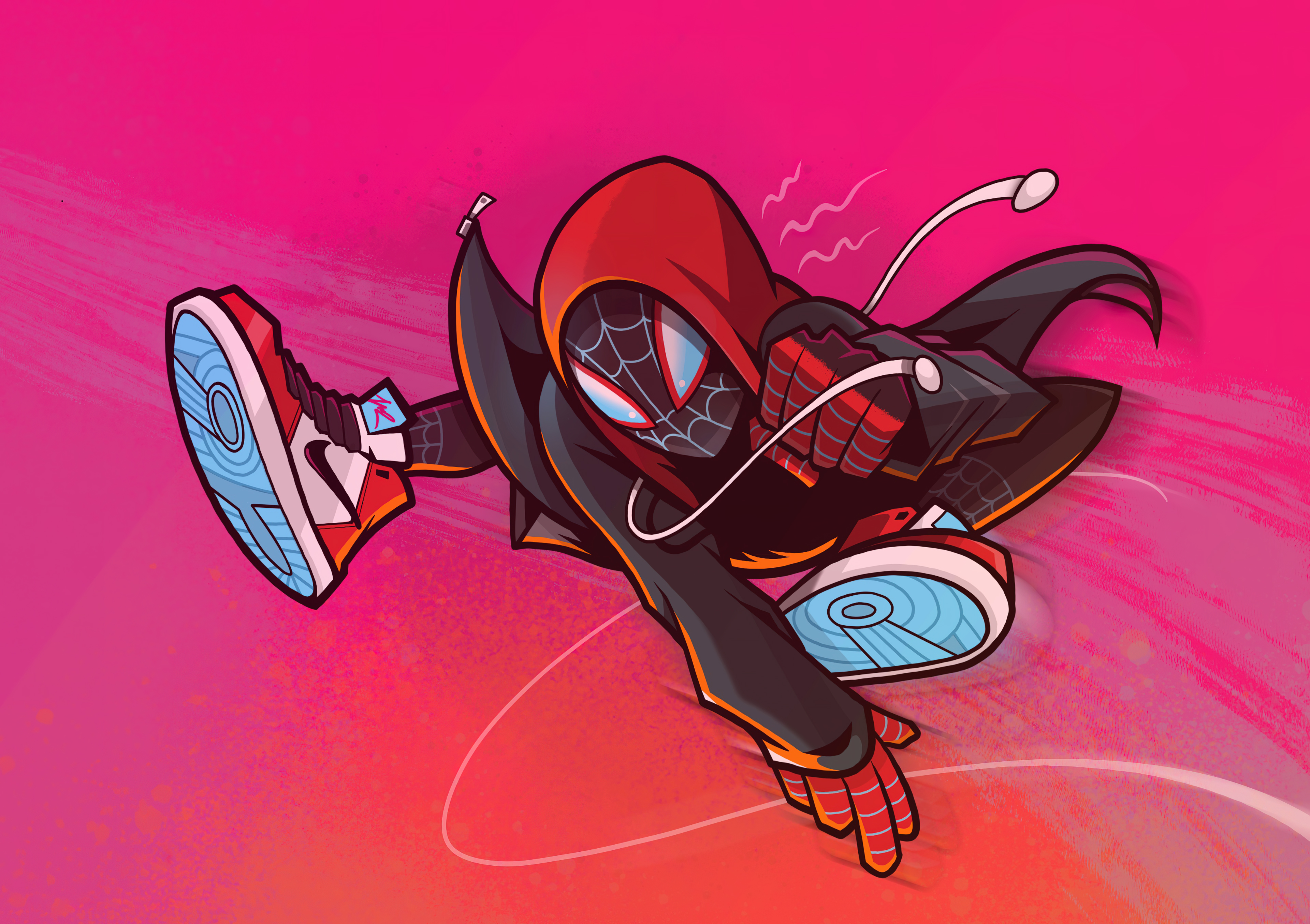 Miles Morales Wallpaper 4K, Artwork