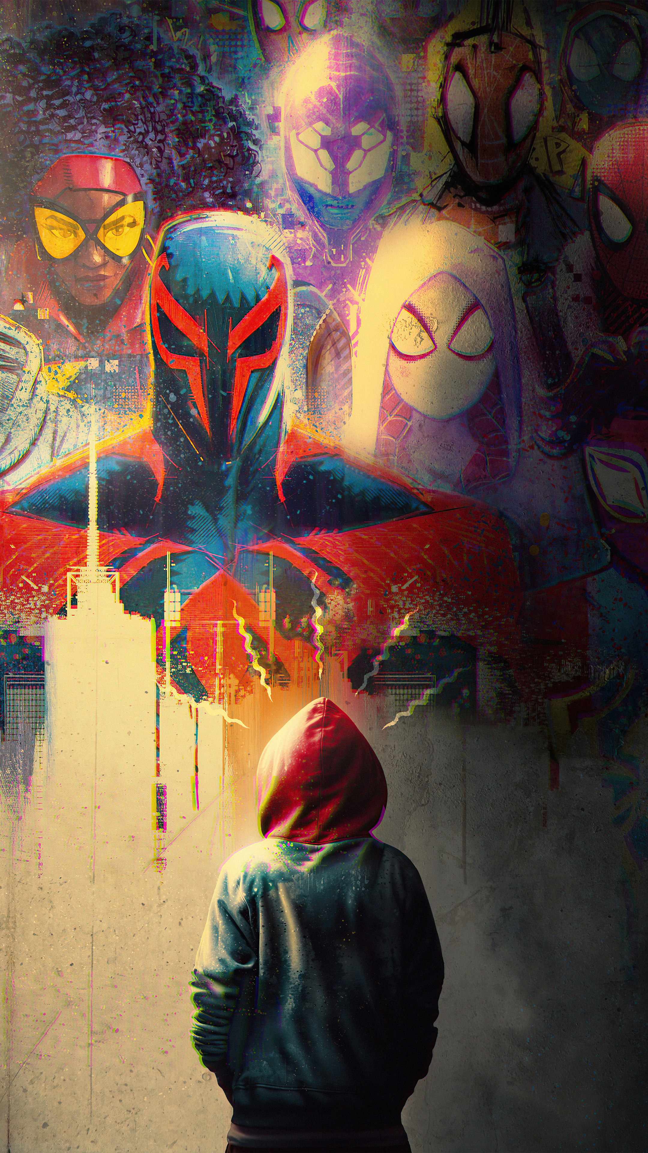 the Spiderverse Background 4K