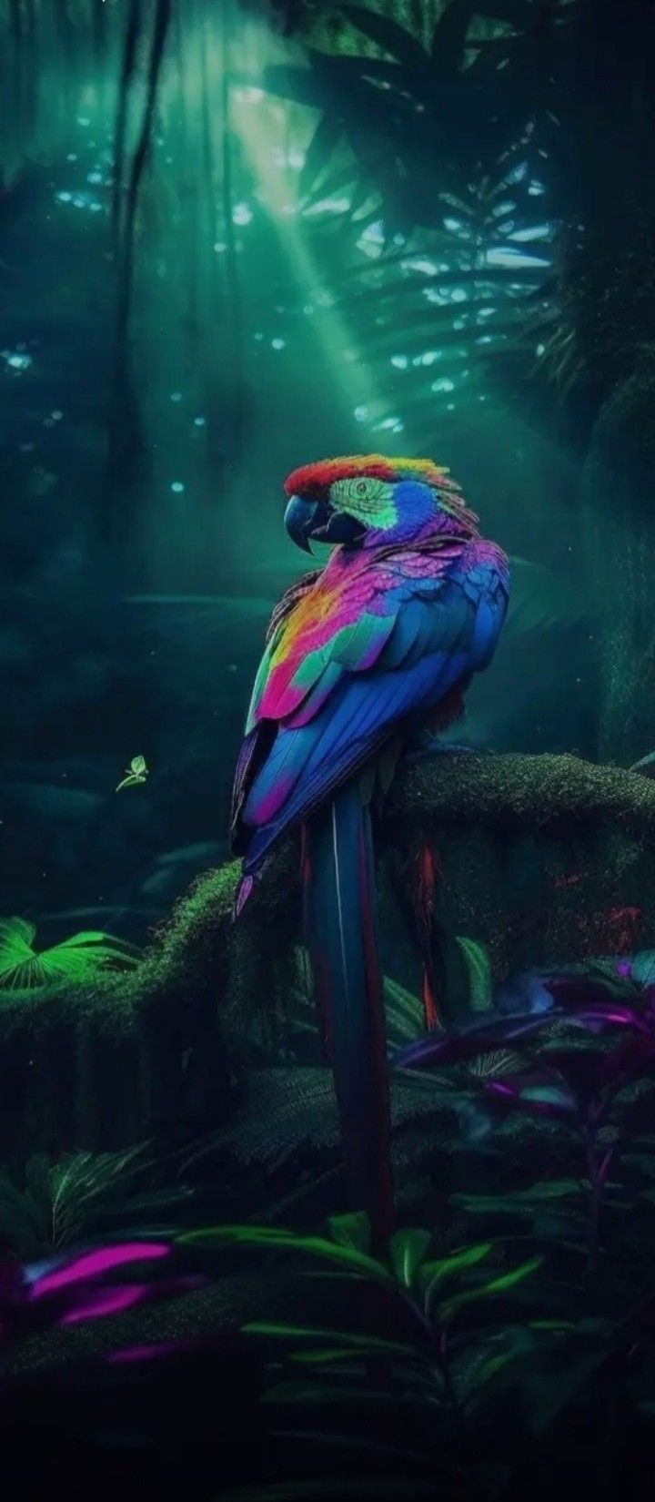 Ultra HD dark wallpaper. illustration