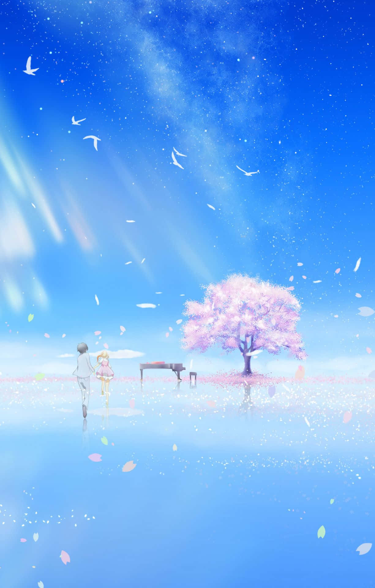Your Lie In April iPhone Wallpaper