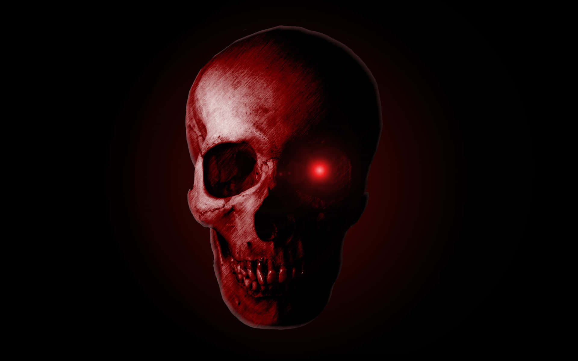 Powerful Evil Skull Wallpaper