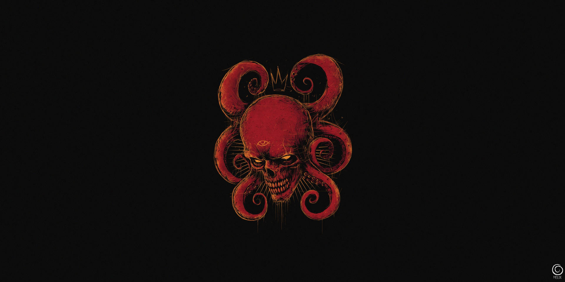 Download Red Skull Wallpaper for FREE