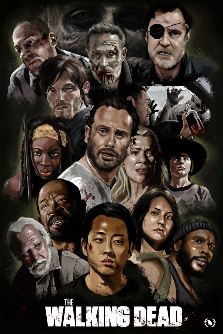 The Walking Dead Art Print
