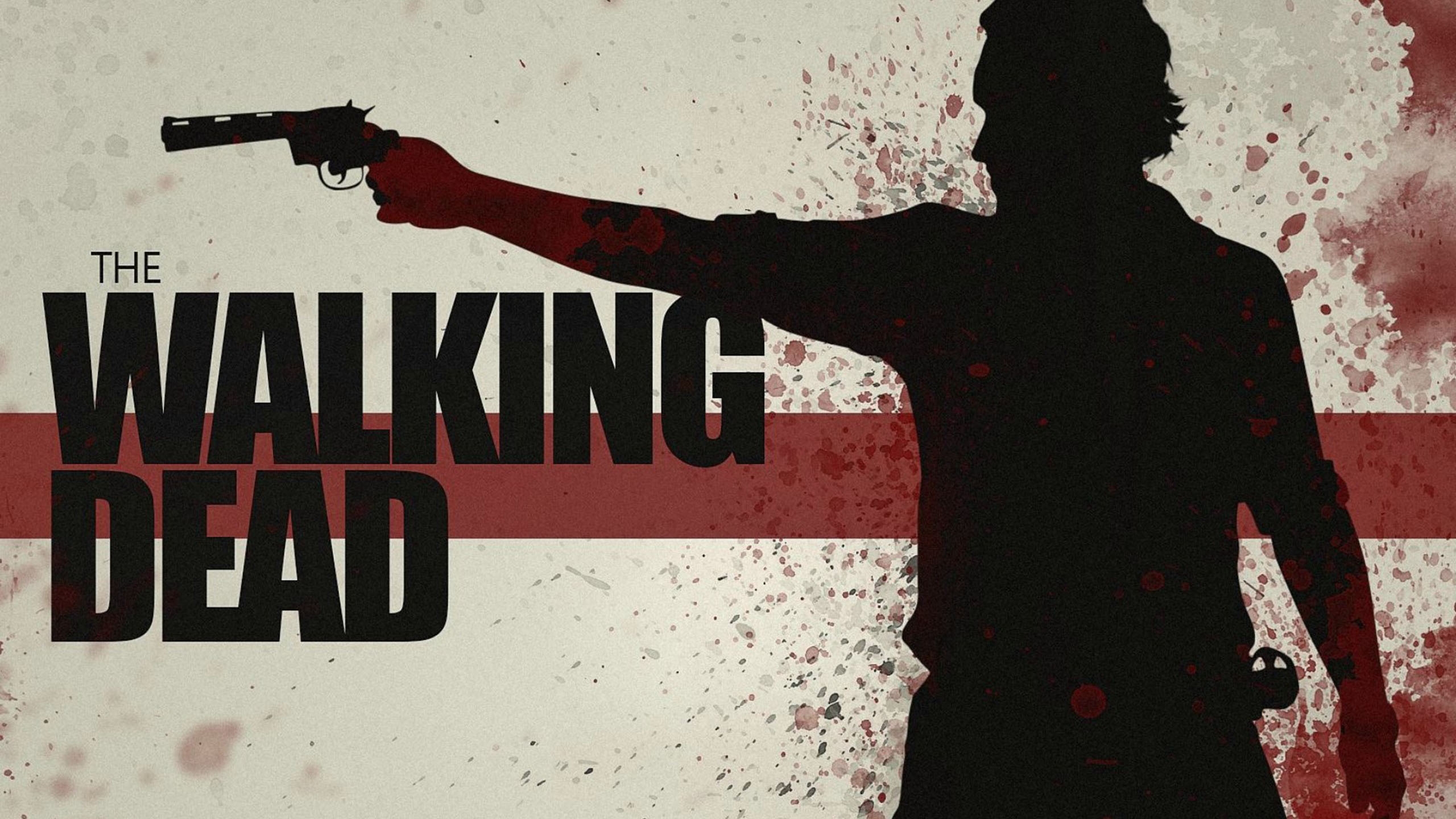 The Walking Dead Gun Poster 2560x1440