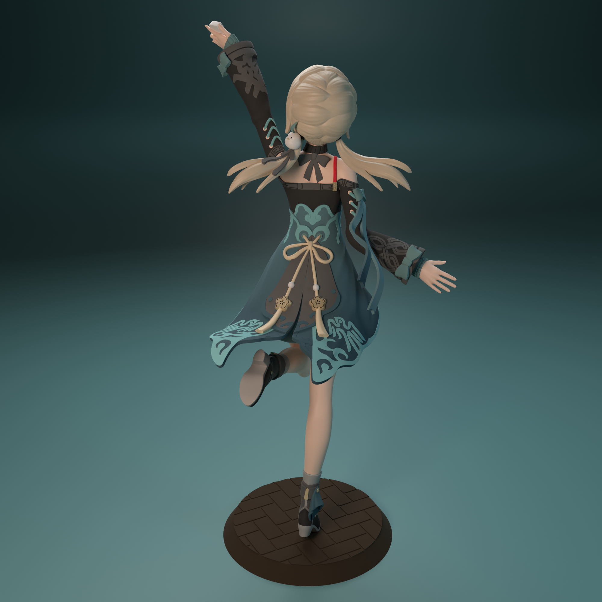 STL file Qingque from Honkai Star Rail