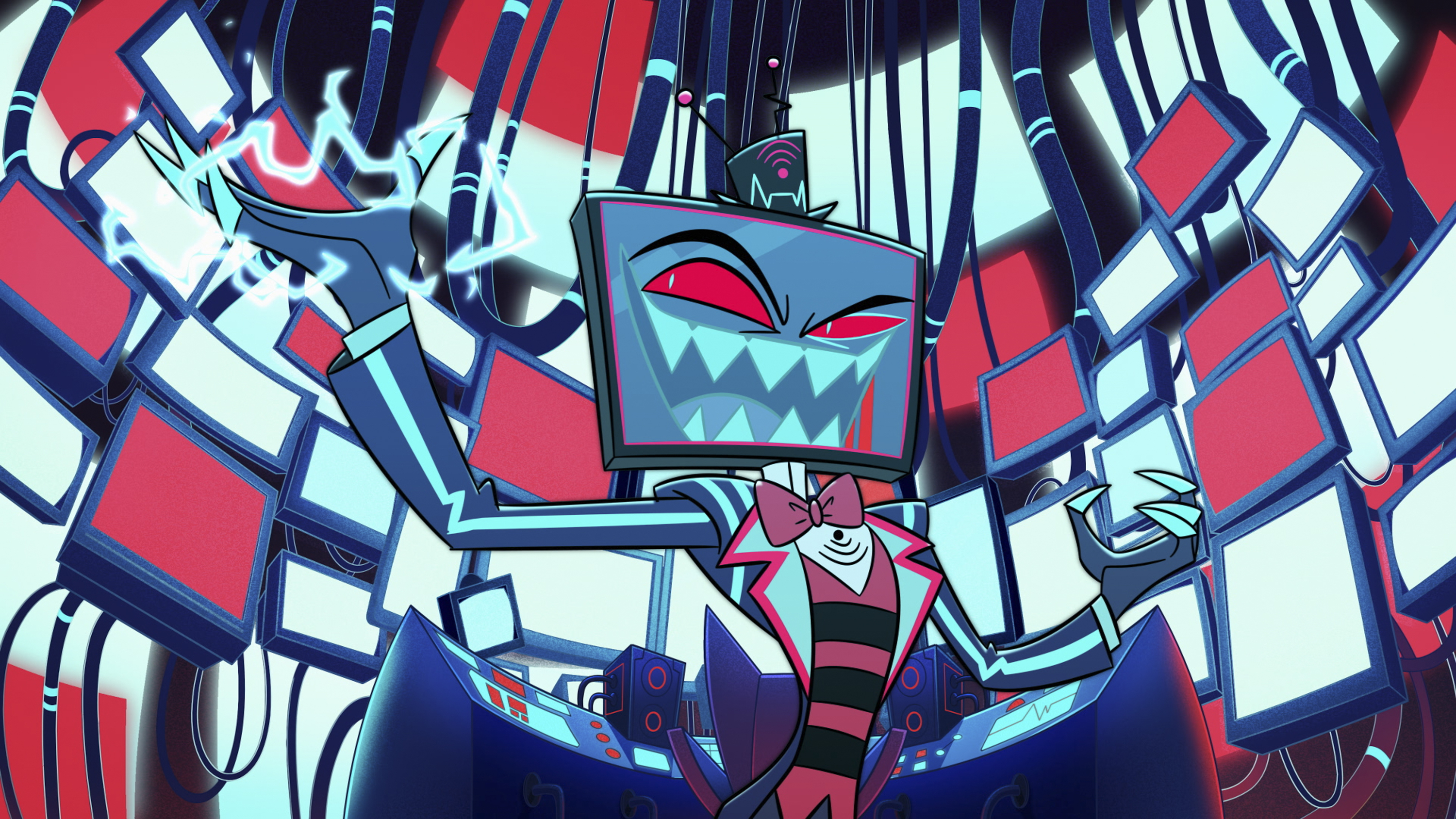 Hazbin Hotel Vox Face Desktop Wallpapers - Wallpaper Cave