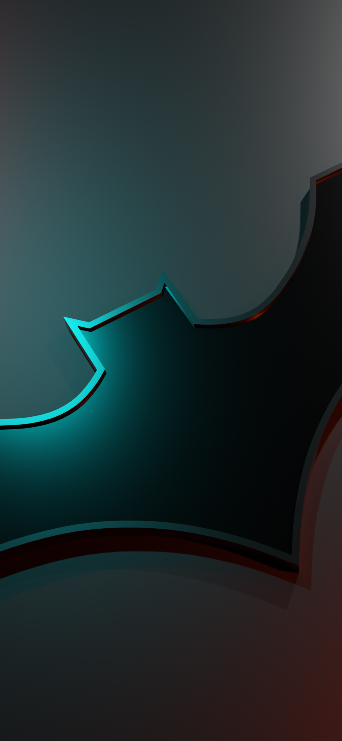 Batman Logo 4k Art iPhone XS