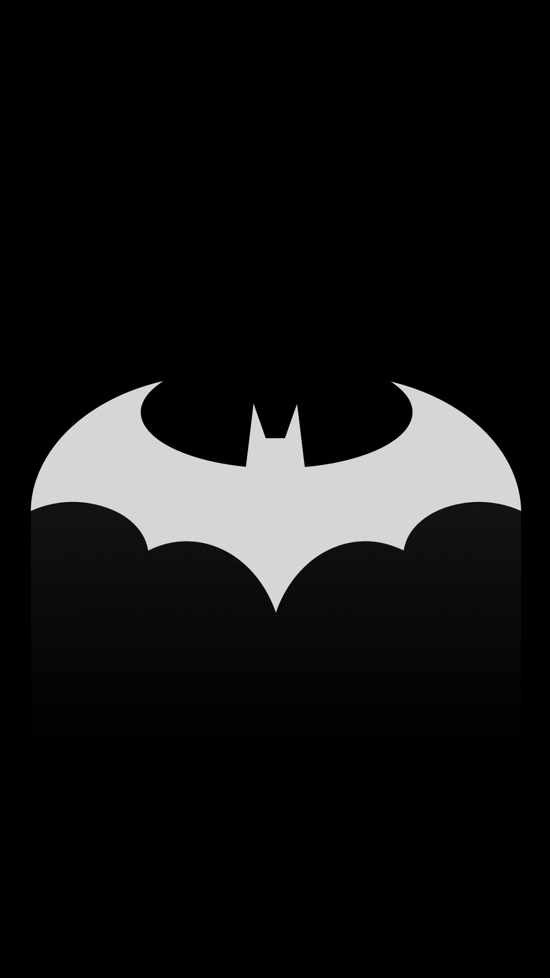 Batman sign Wallpaper 4K, Black