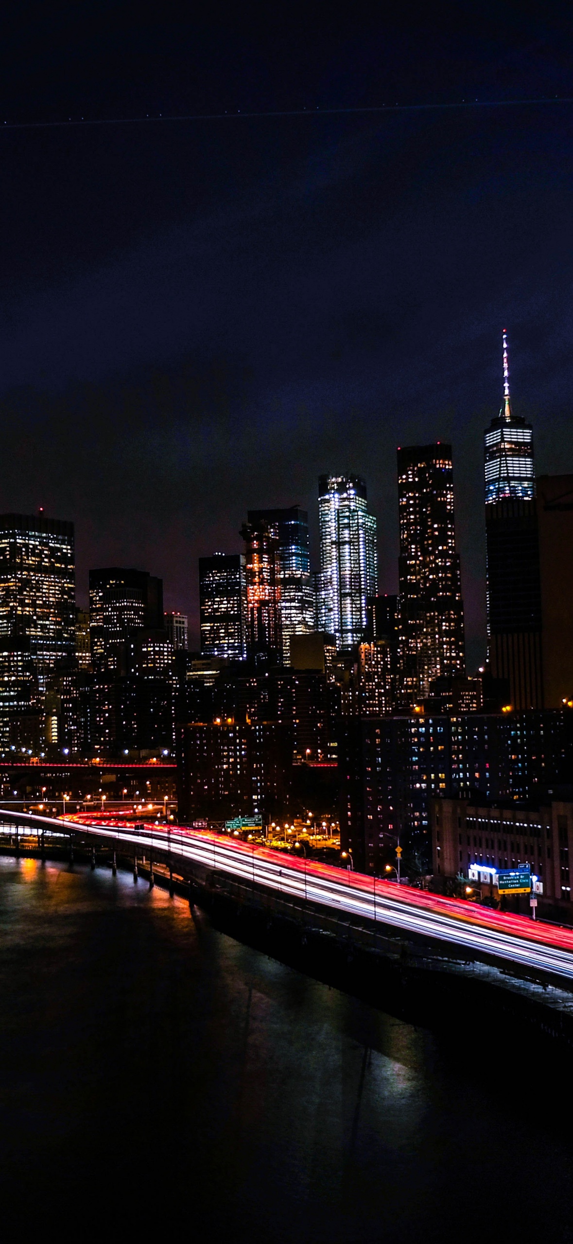 New York City Wallpaper 4K, Night view