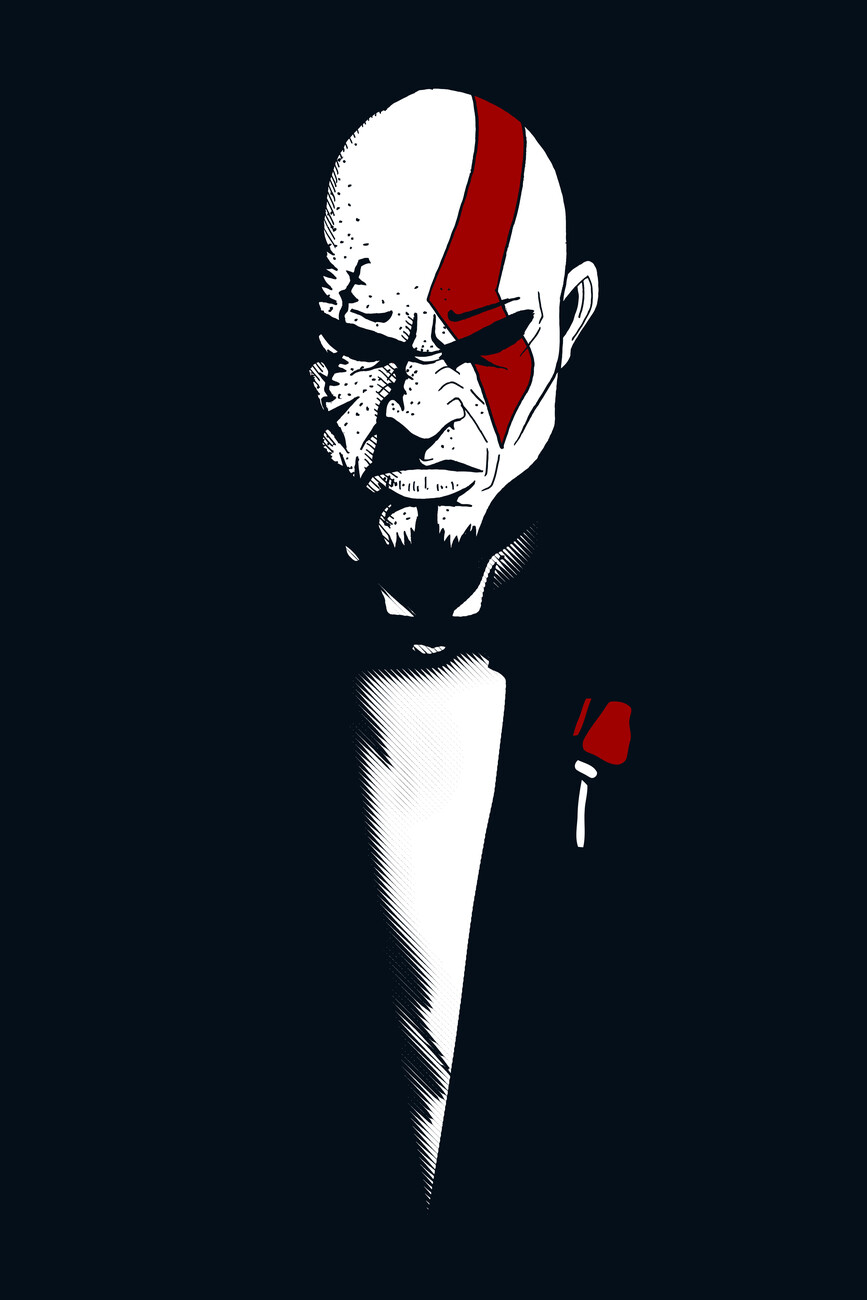 The God of war and death Wall Mural