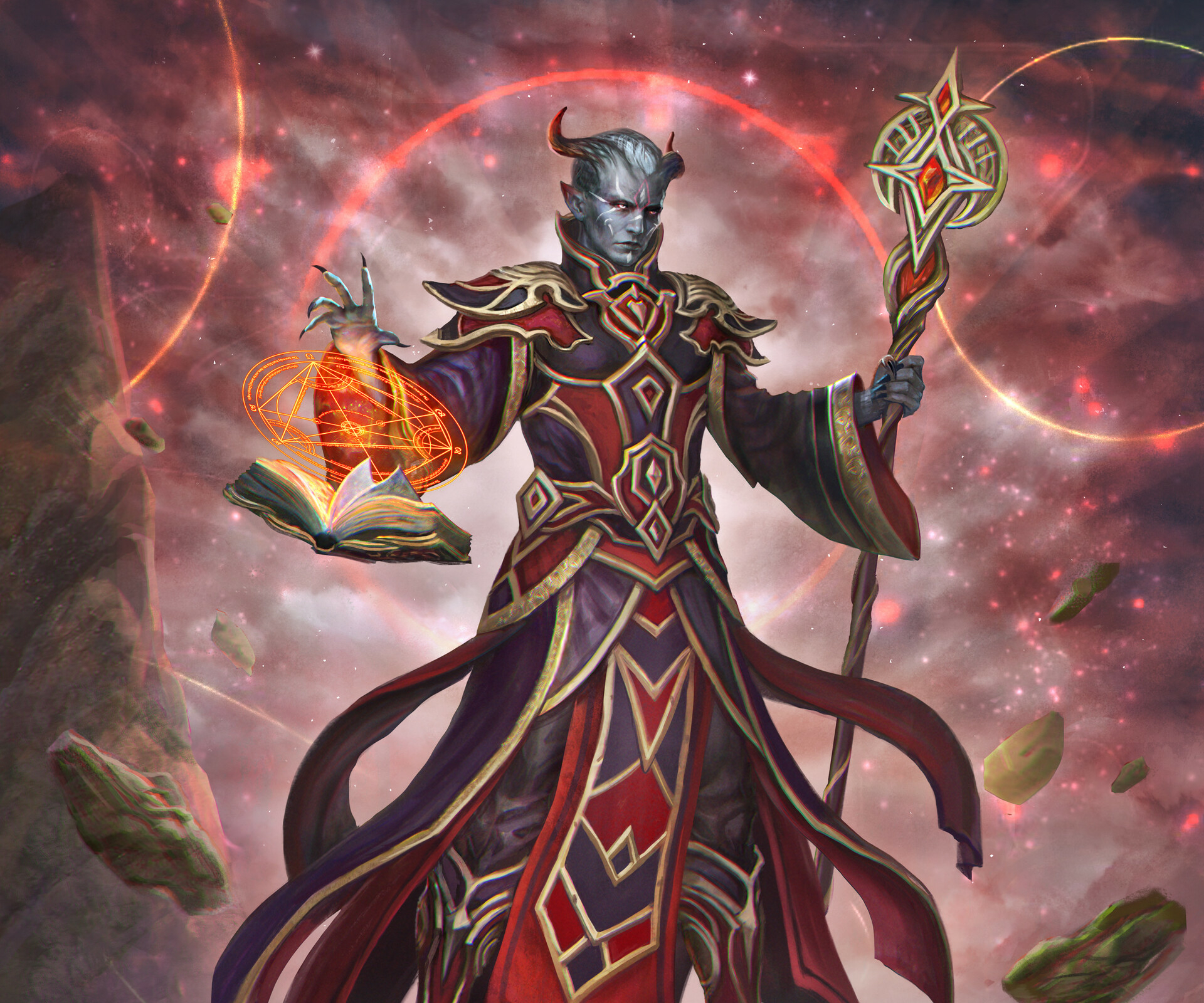 Fantasy Sorcerer HD Wallpaper
