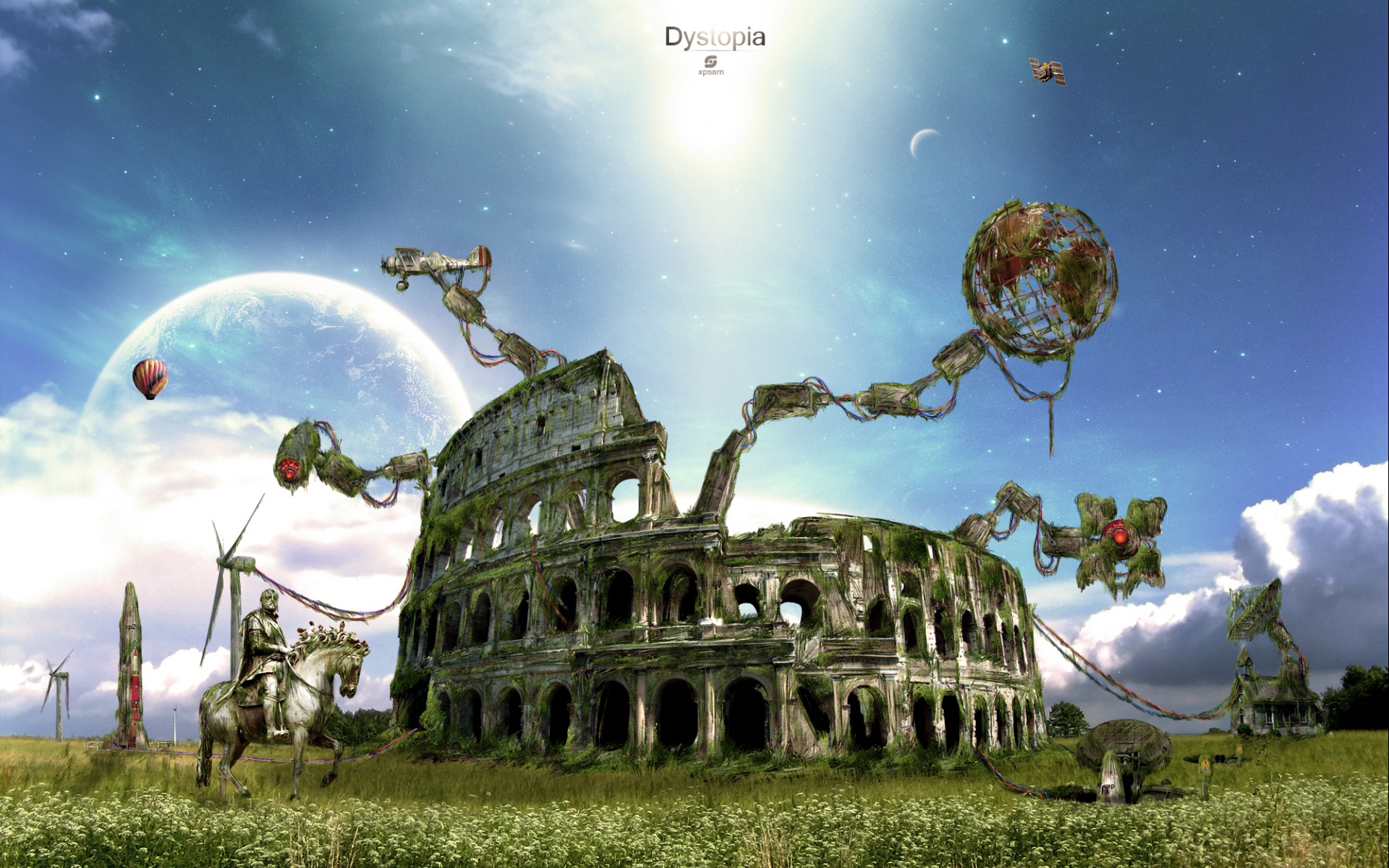 Colosseum Fantasy Wallpaper