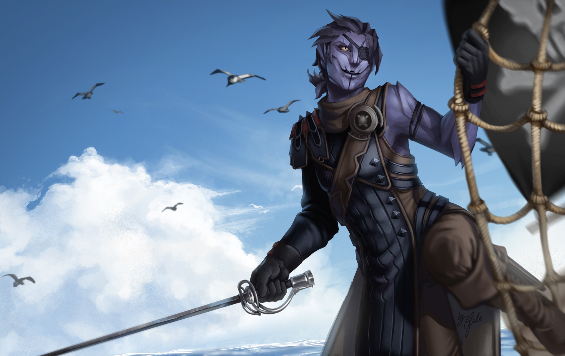 Fantasy Pirate HD Wallpaper