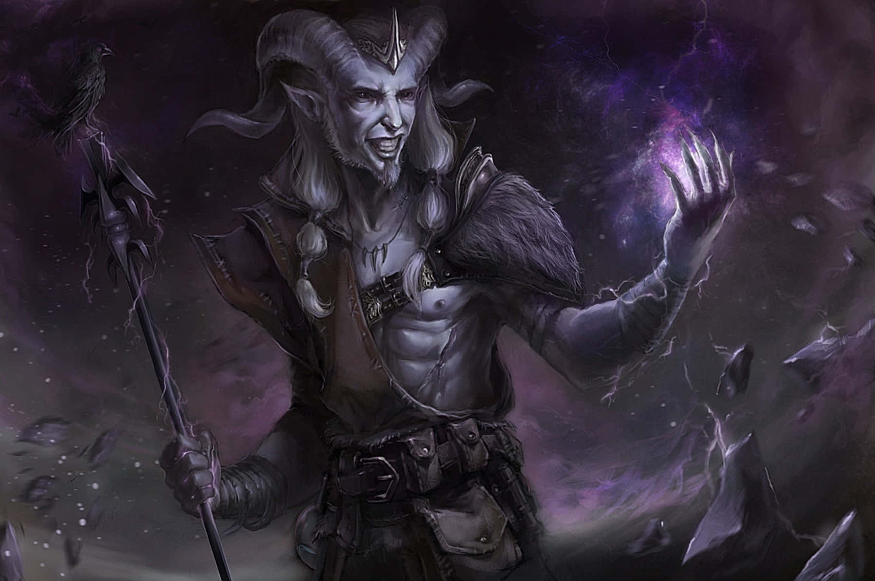 Mysterious Dark Magic Ritual Wallpaper