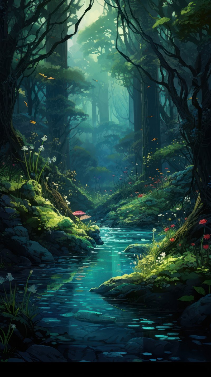iPhone Forest Wallpaper Image. Free