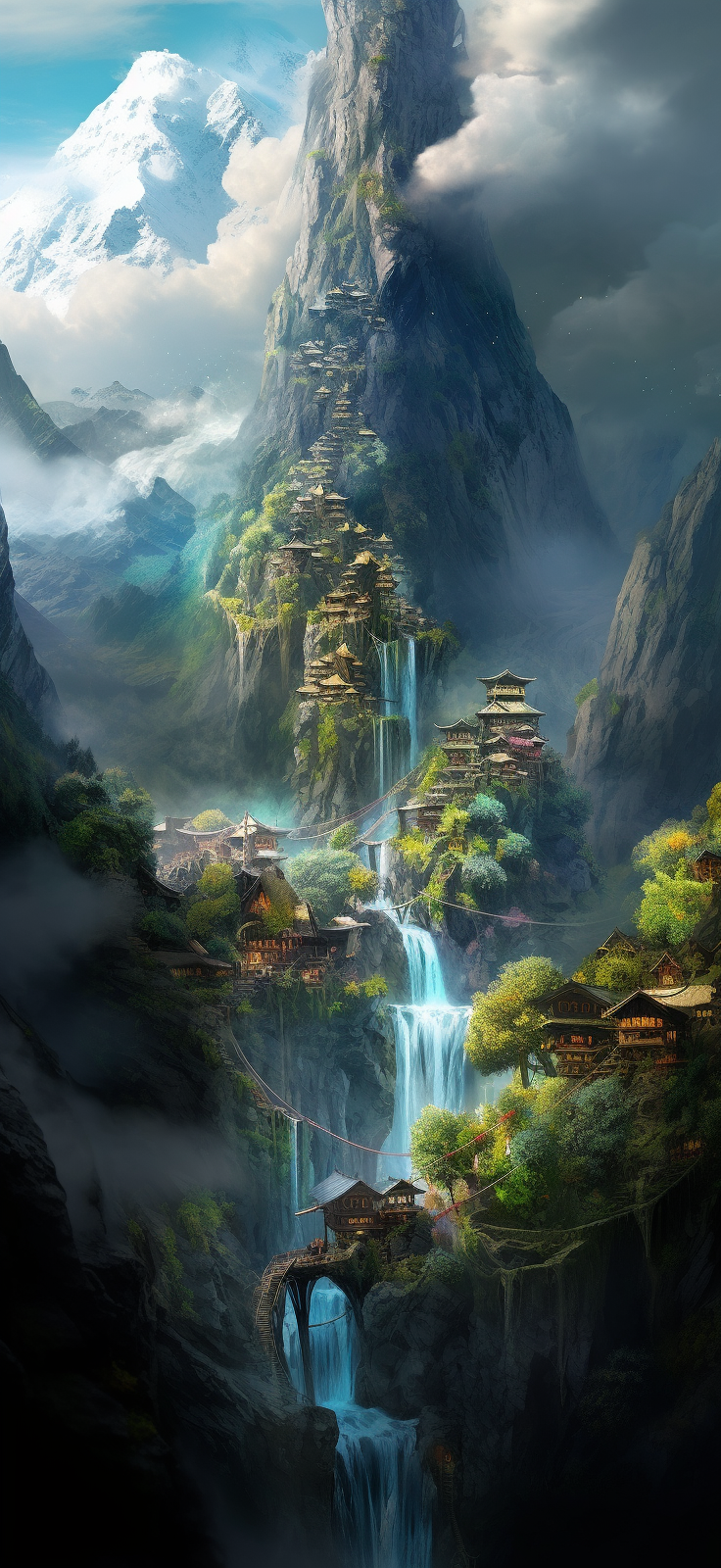 Mountain Pass Wallpaper