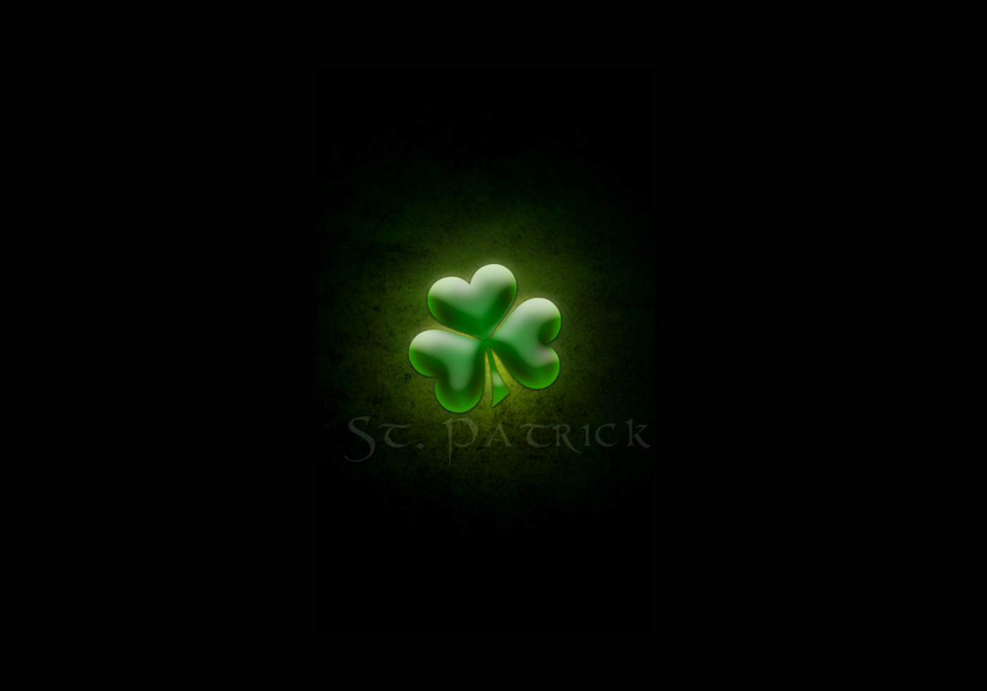 Black St Patricks Day Wallpaper