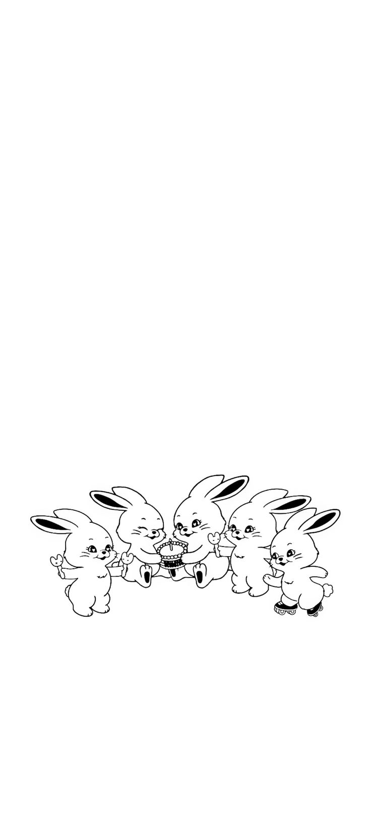Bunny wallpaper, iPhone background