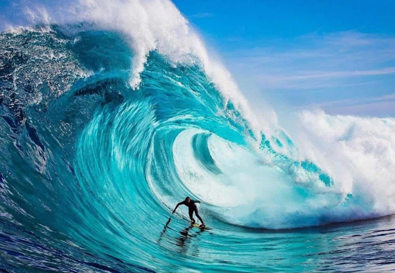 Surfing Poster Surfer On A