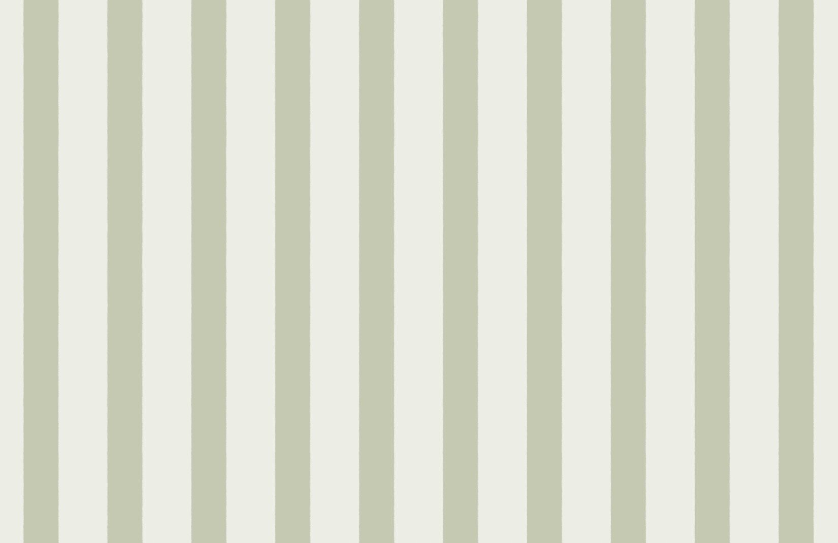 Mint Green & Cream Striped Wallpaper