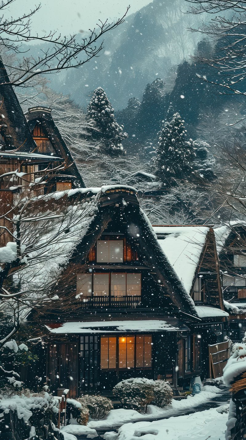 Japan Winter Image. Free Photo, PNG
