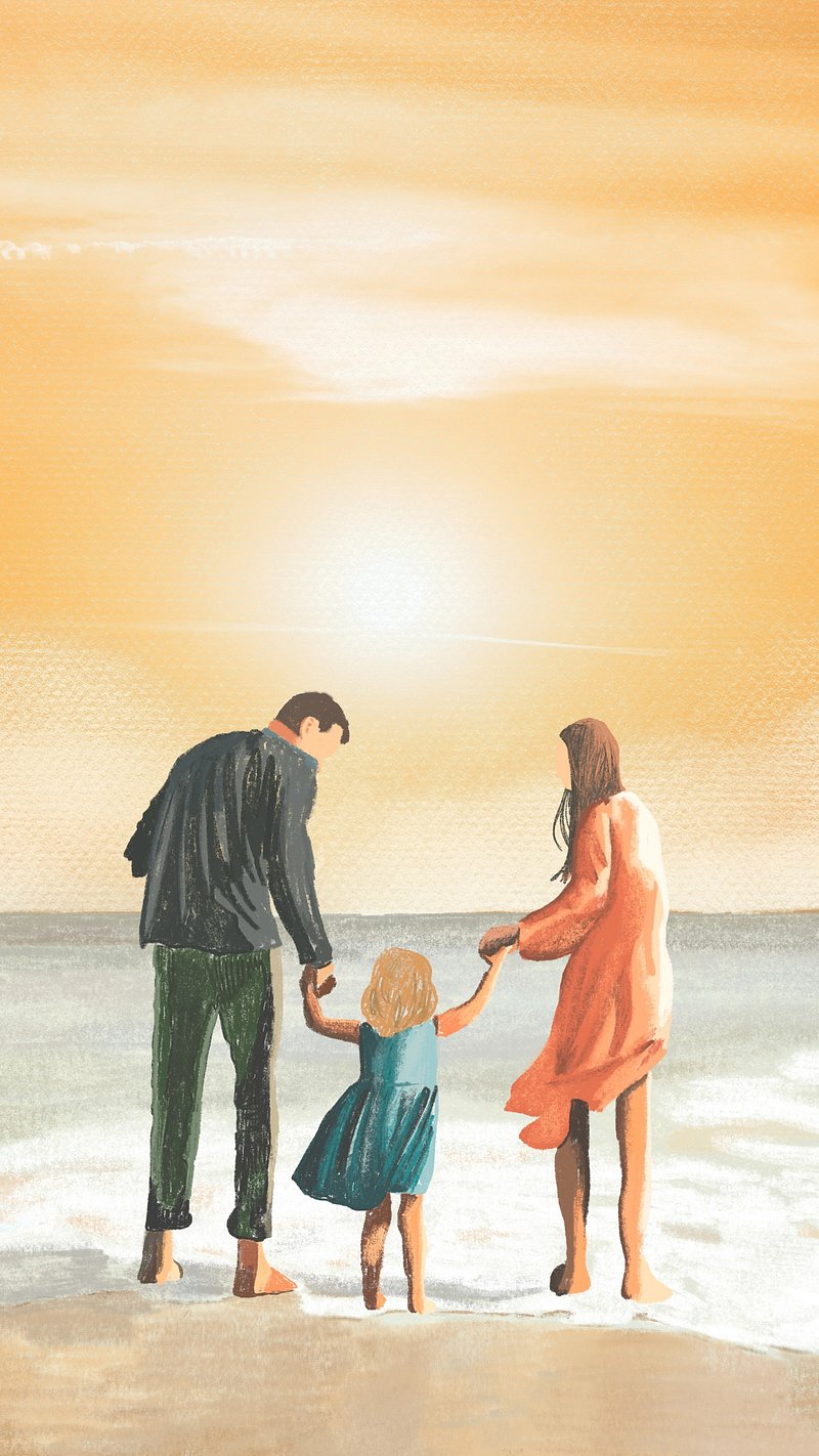 Aesthetic Family Image. Free Photo