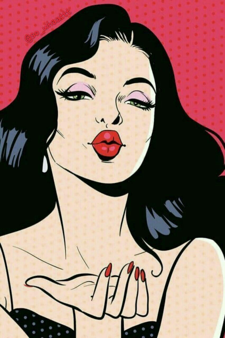Pop Art Girl Wallpaper