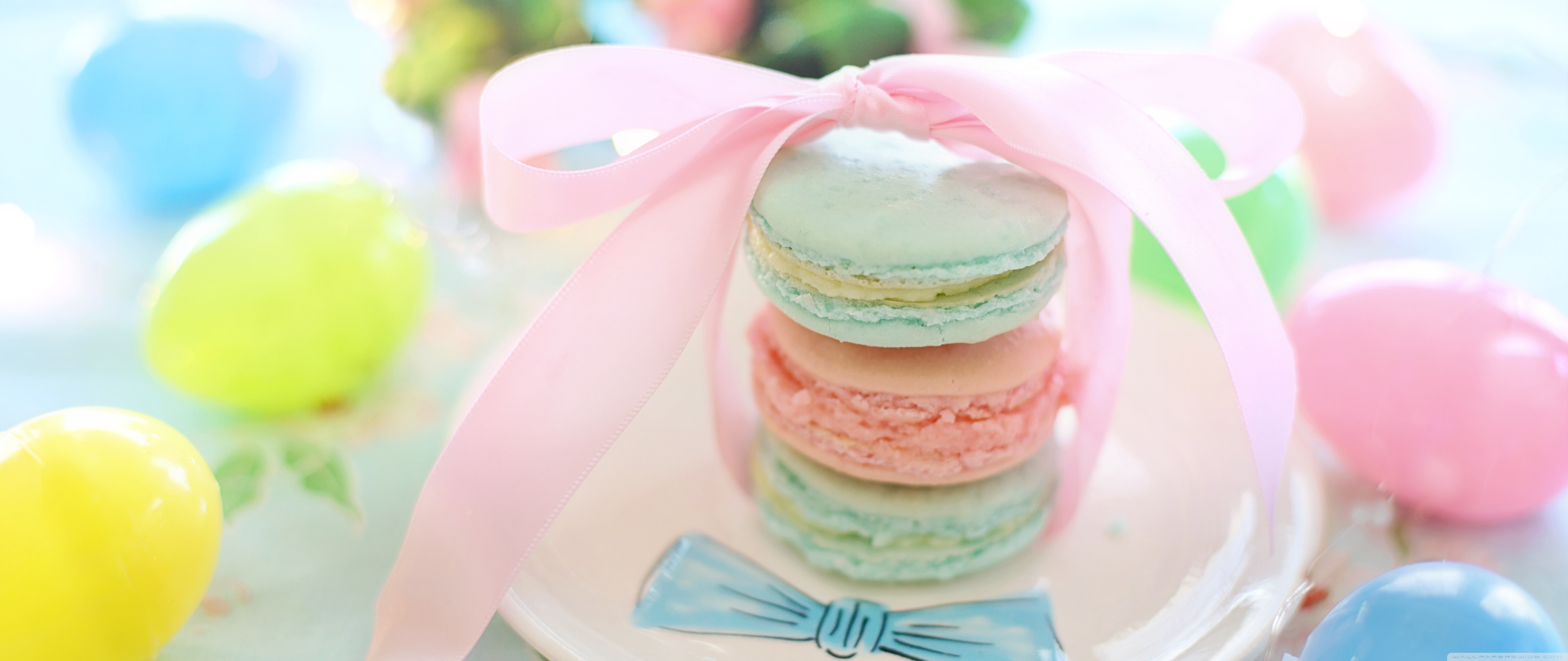 Easter Macarons Ultra HD Desktop
