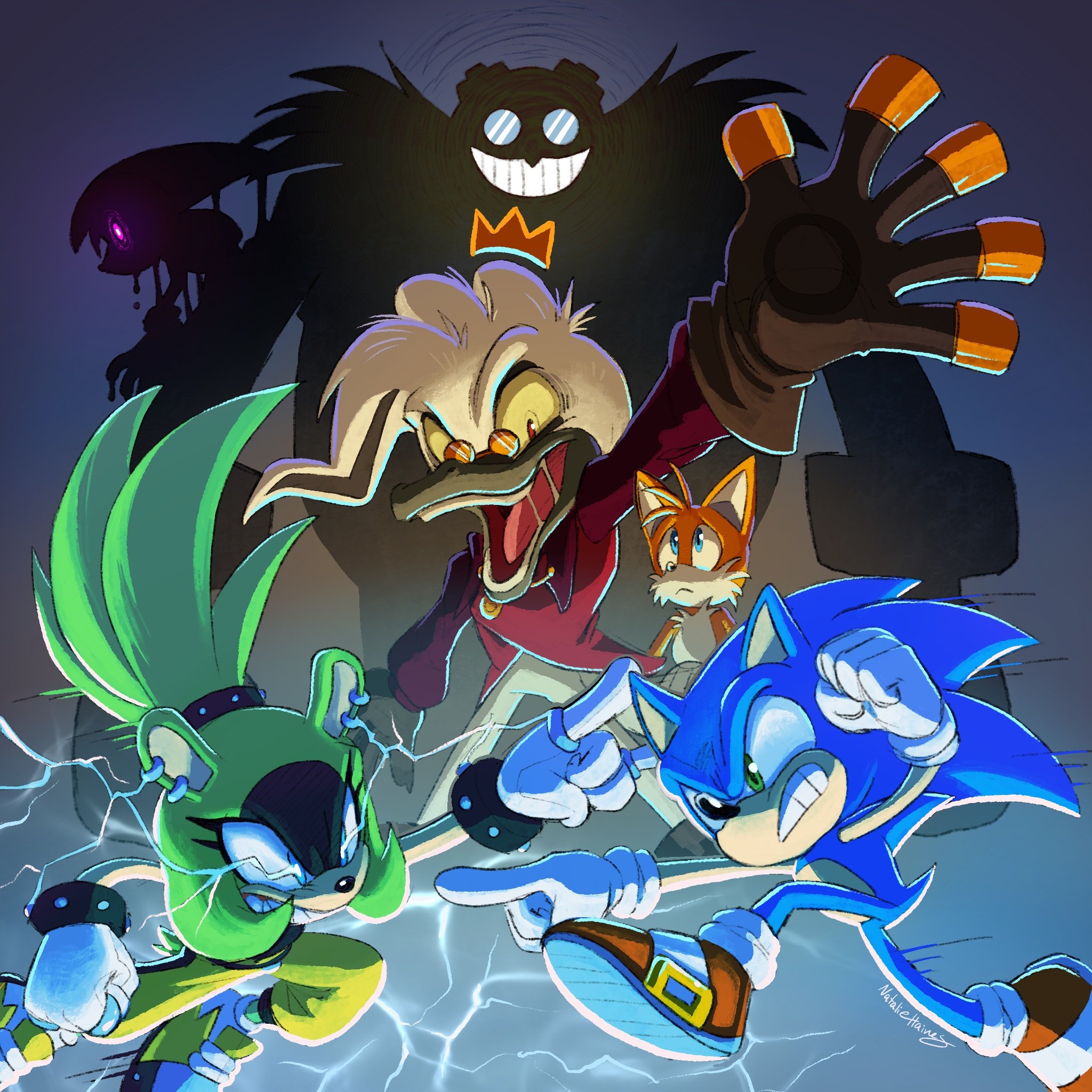 Sonic The Heagehog Kirlian wallpaper