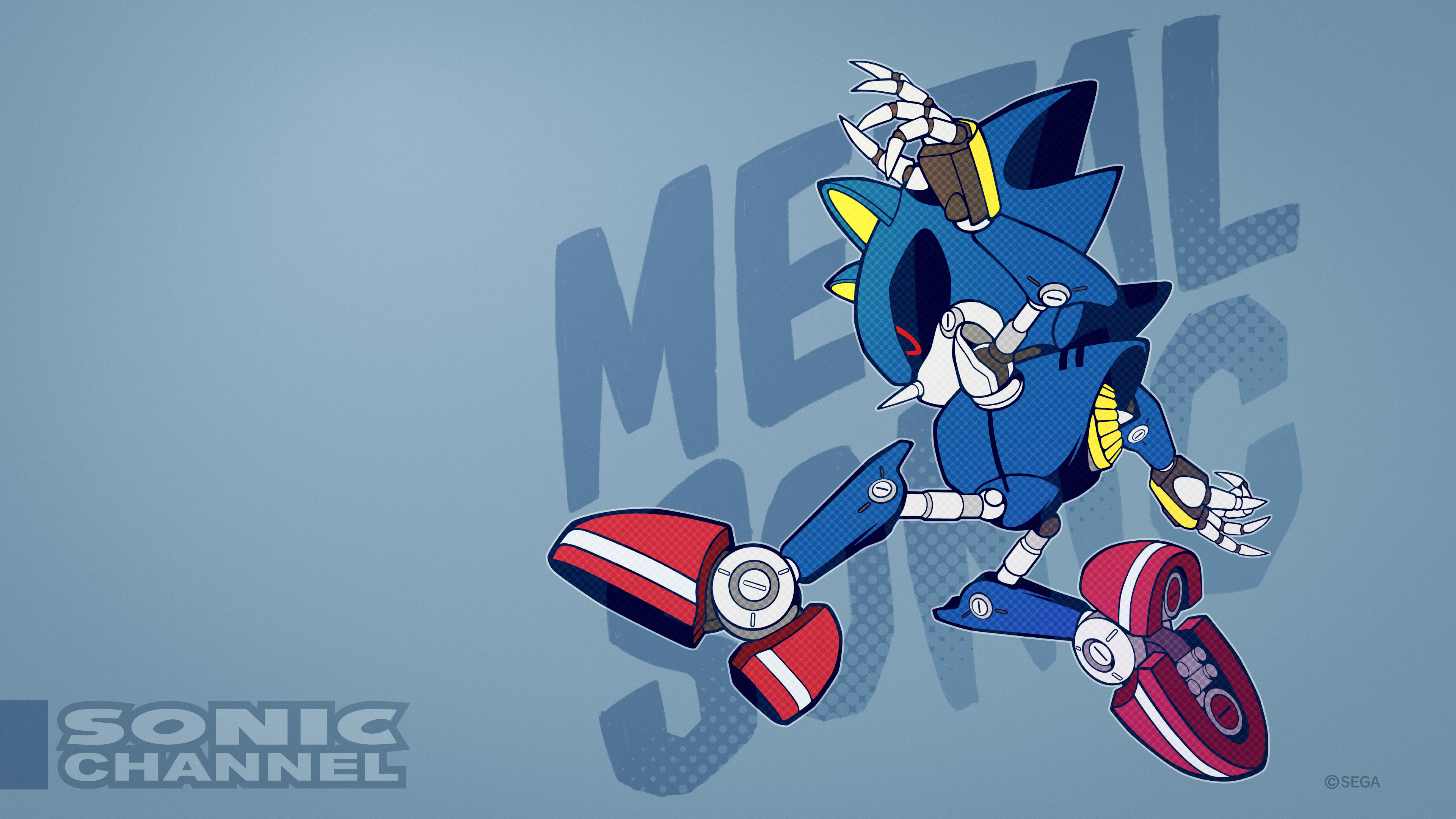 Metal Sonic Completes Sonic Channel's 2023 Monthly Wallpaper Series the Hedgehog News