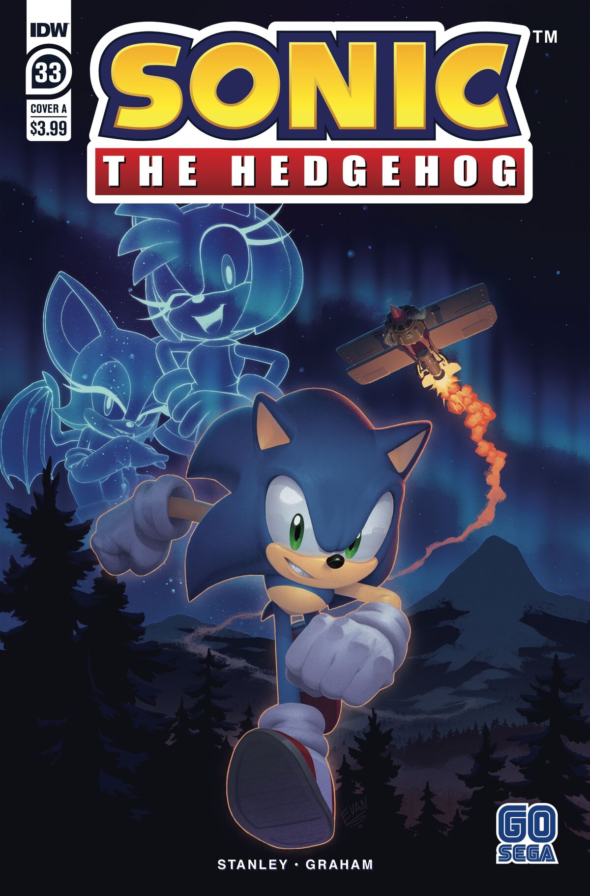 IDW Sonic the Hedgehog Issue 33. Sonic
