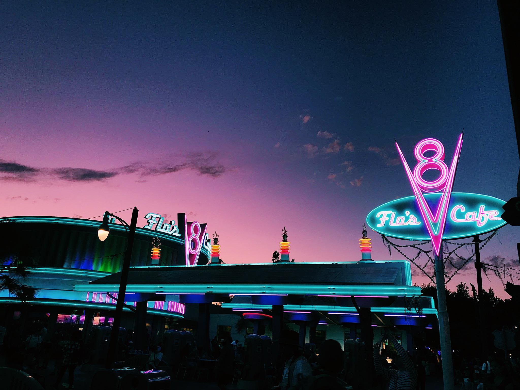 sunset in radiator springs I took this