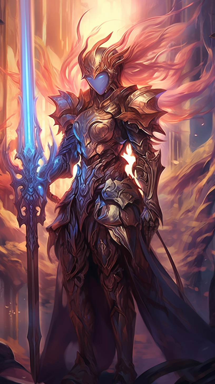 Futuristic Sword Anime Wallpaper