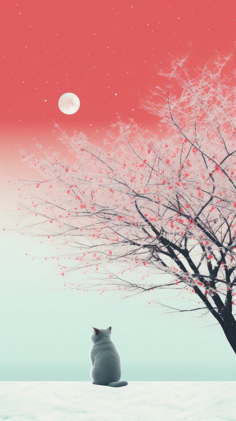 iPhone Wallpaper Cat Image. Free