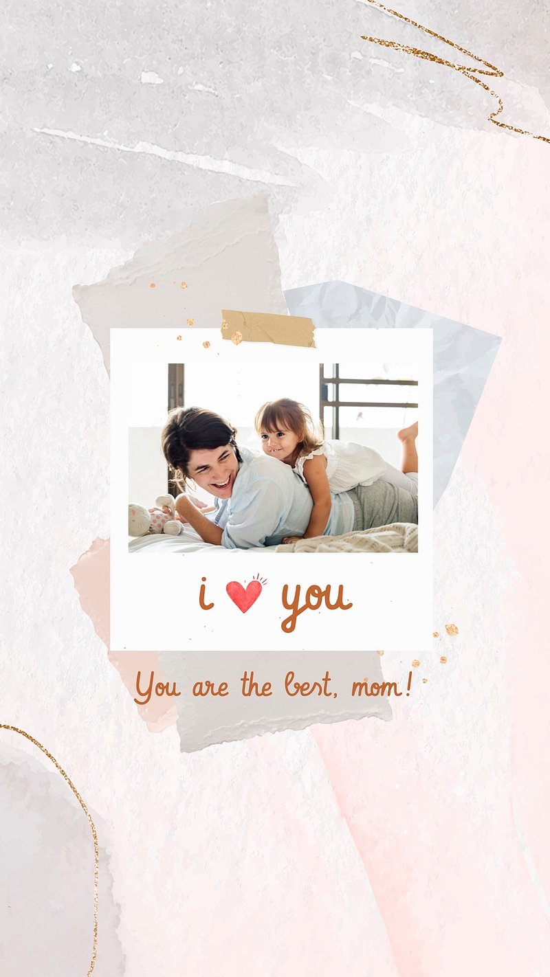 Love You Mom Image. Free Photo, PNG