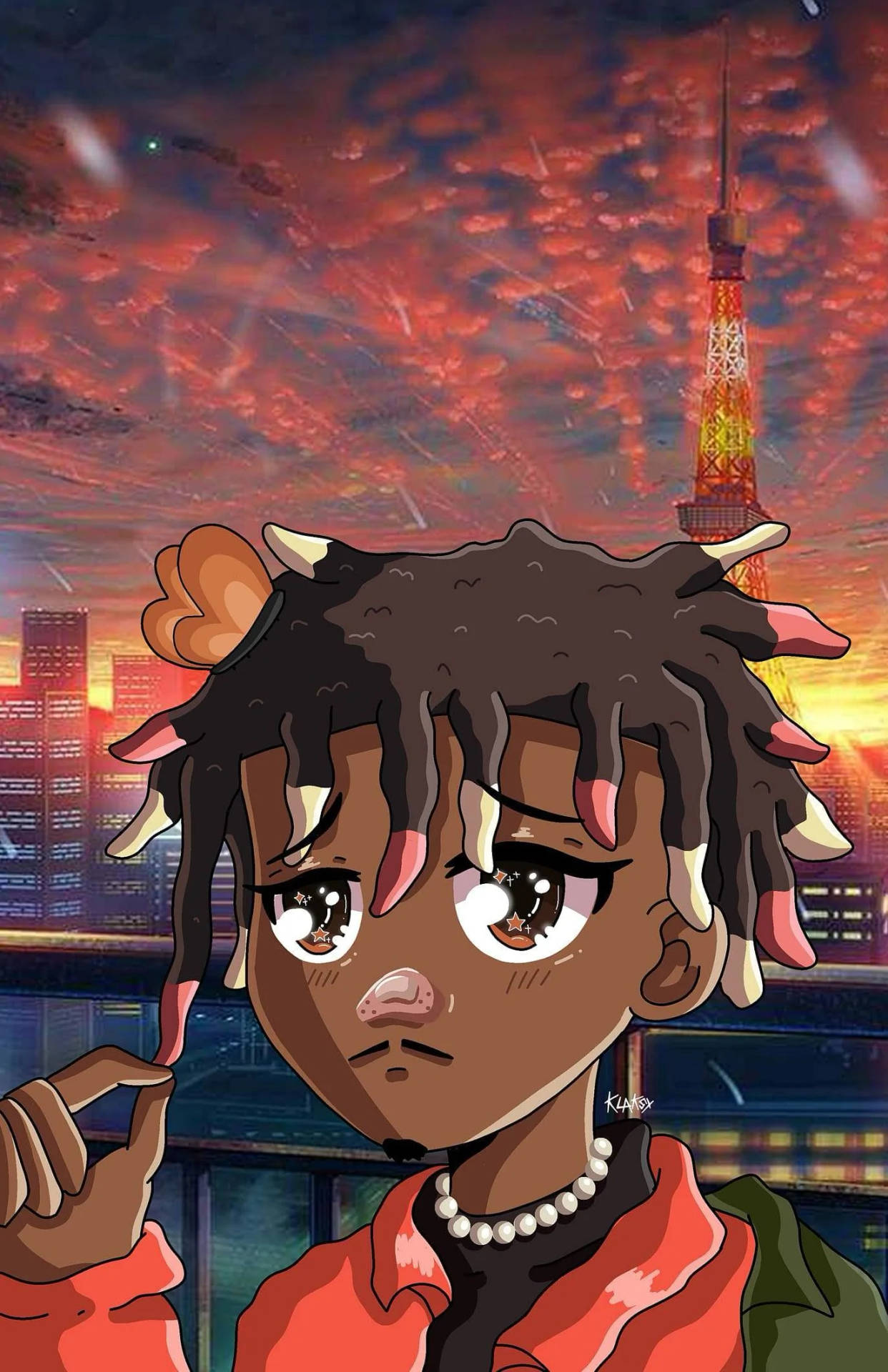 Juice Wrld Anime Wallpaper