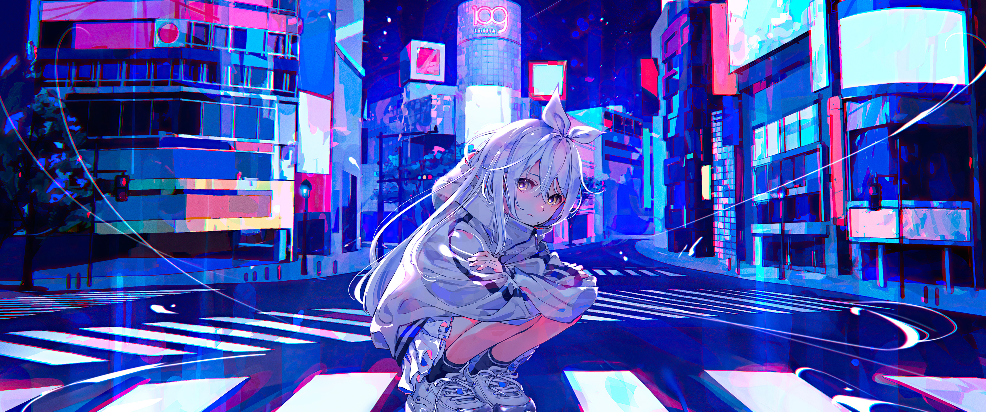 Virtual Youtuber Anime Girl 4k UltraWide Quad HD 1440P , HD 4k Wallpaper, Image, Background, Photos and Picture