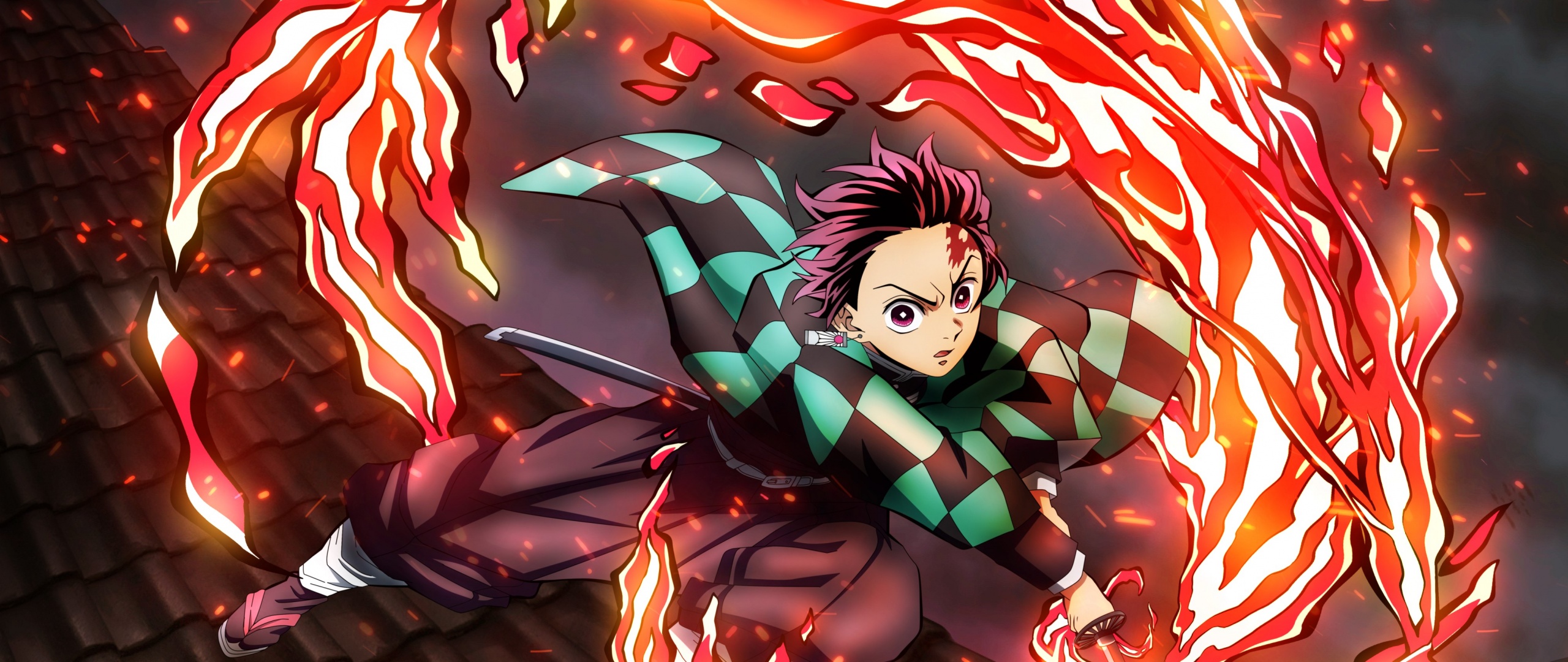 Tanjiro Kamado Wallpaper 4K, Hinokami Kagura