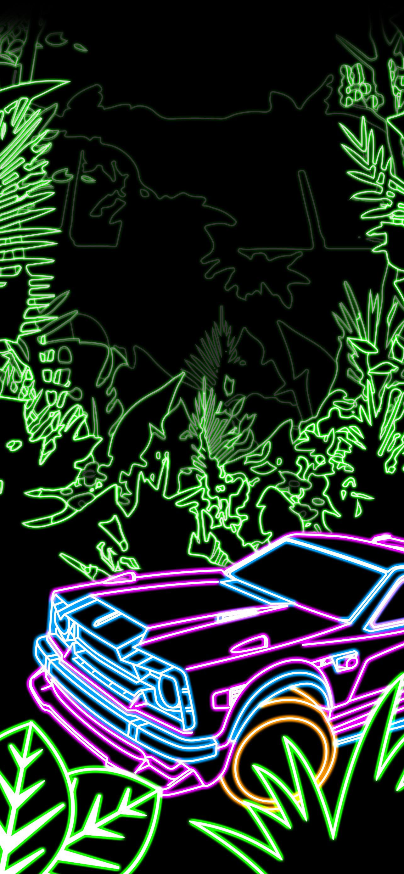 Jungle Fennec wallpaper I designed