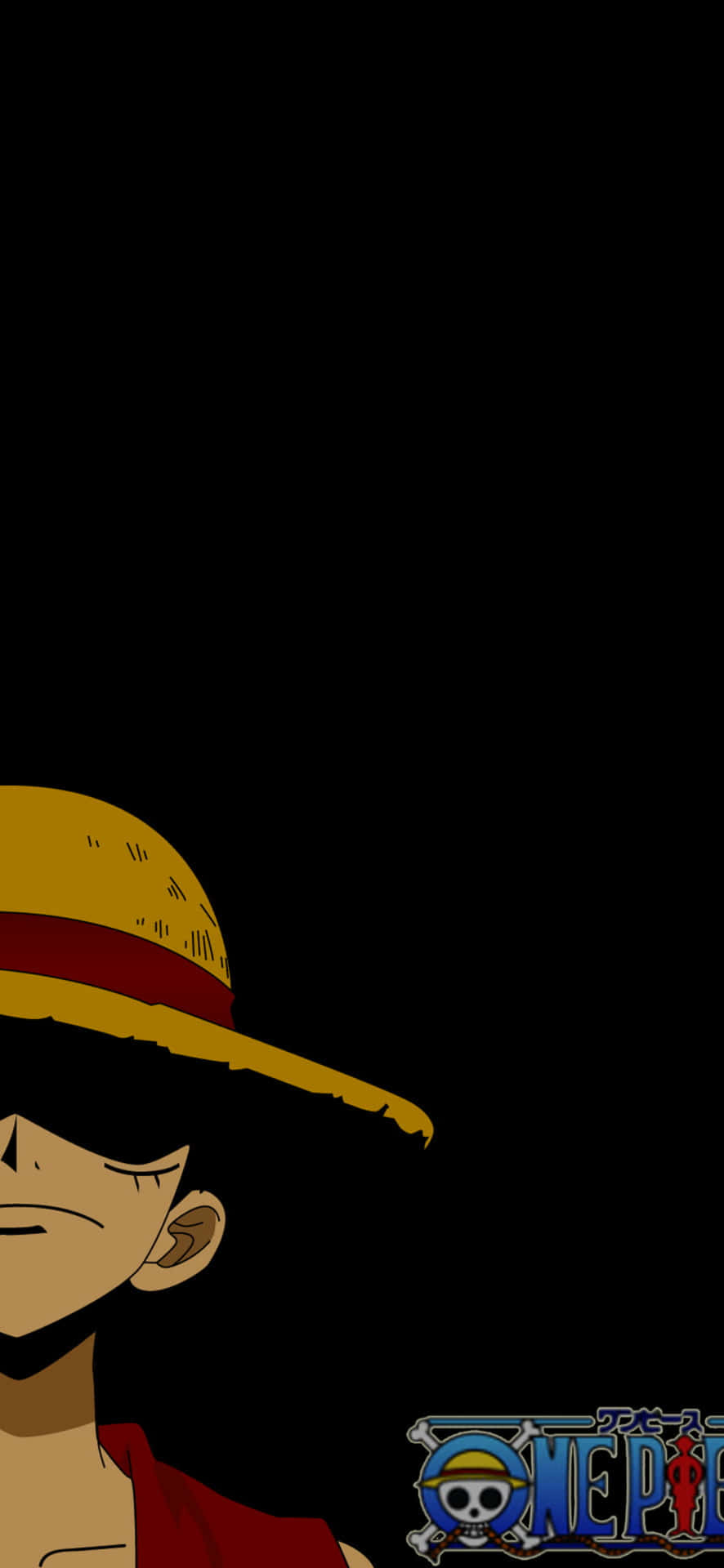 Download Minimalist One Piece Luffy