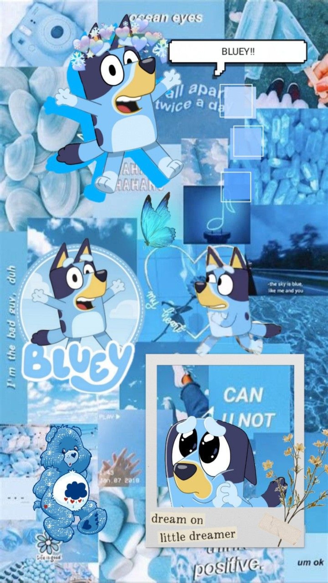 Bluey Aesthetic Wallpapers Wallpaper Cave