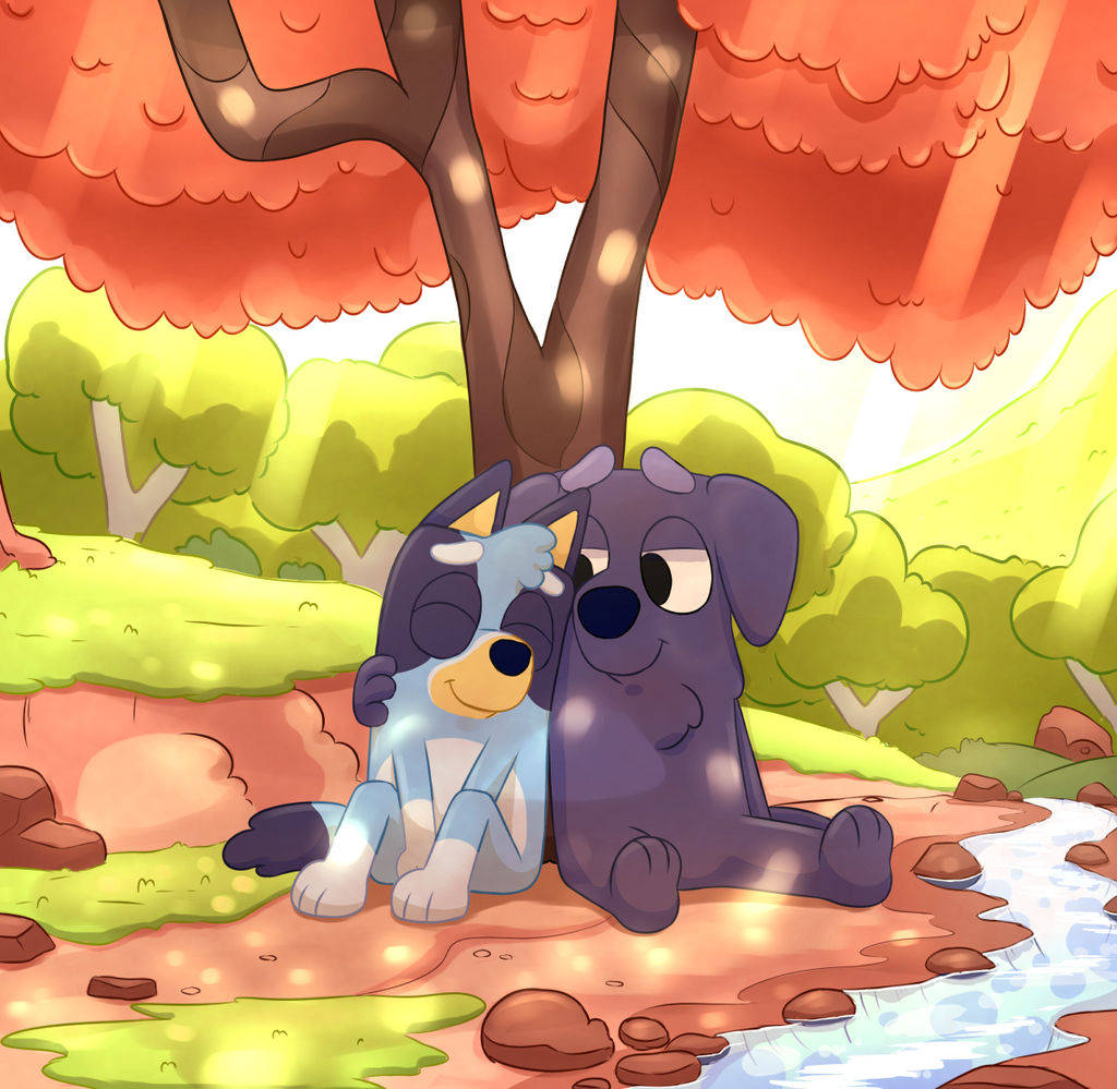 Download Bluey And Jean Luc Wallpaper