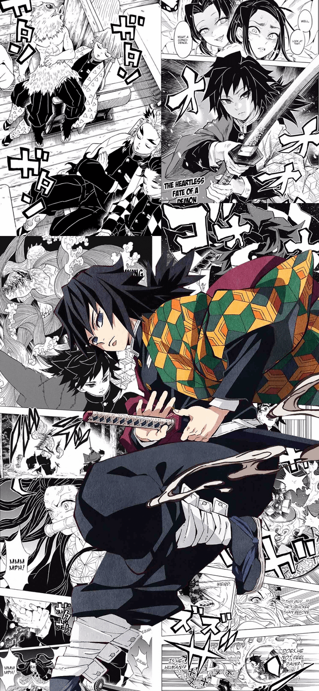 Demon Slayer Manga Pop Wallpaper, r