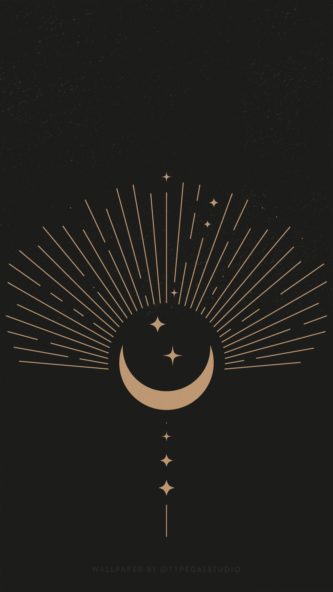 Celestial tattoo, Phone wallpaper