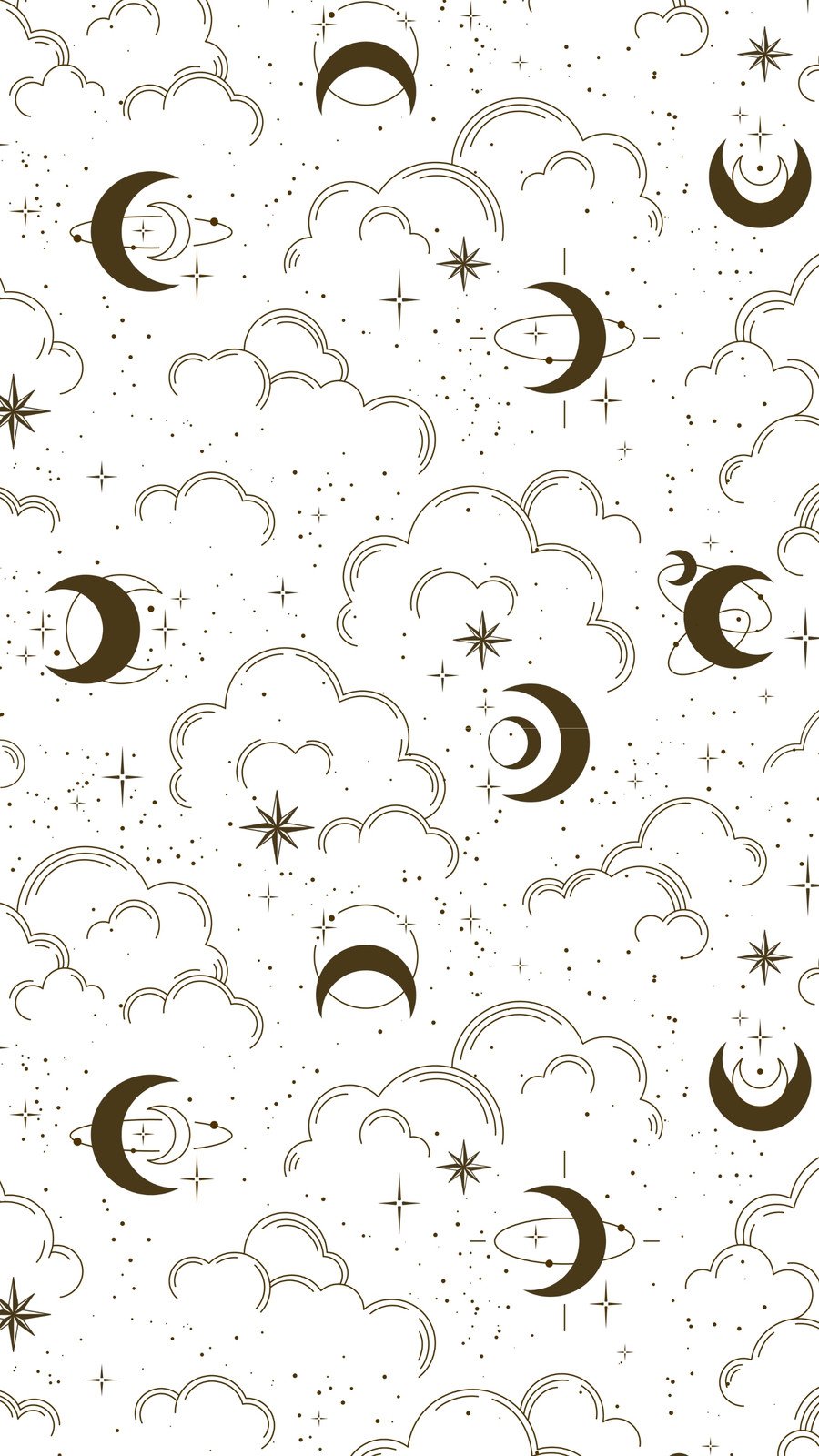 aesthetic moon wallpaper