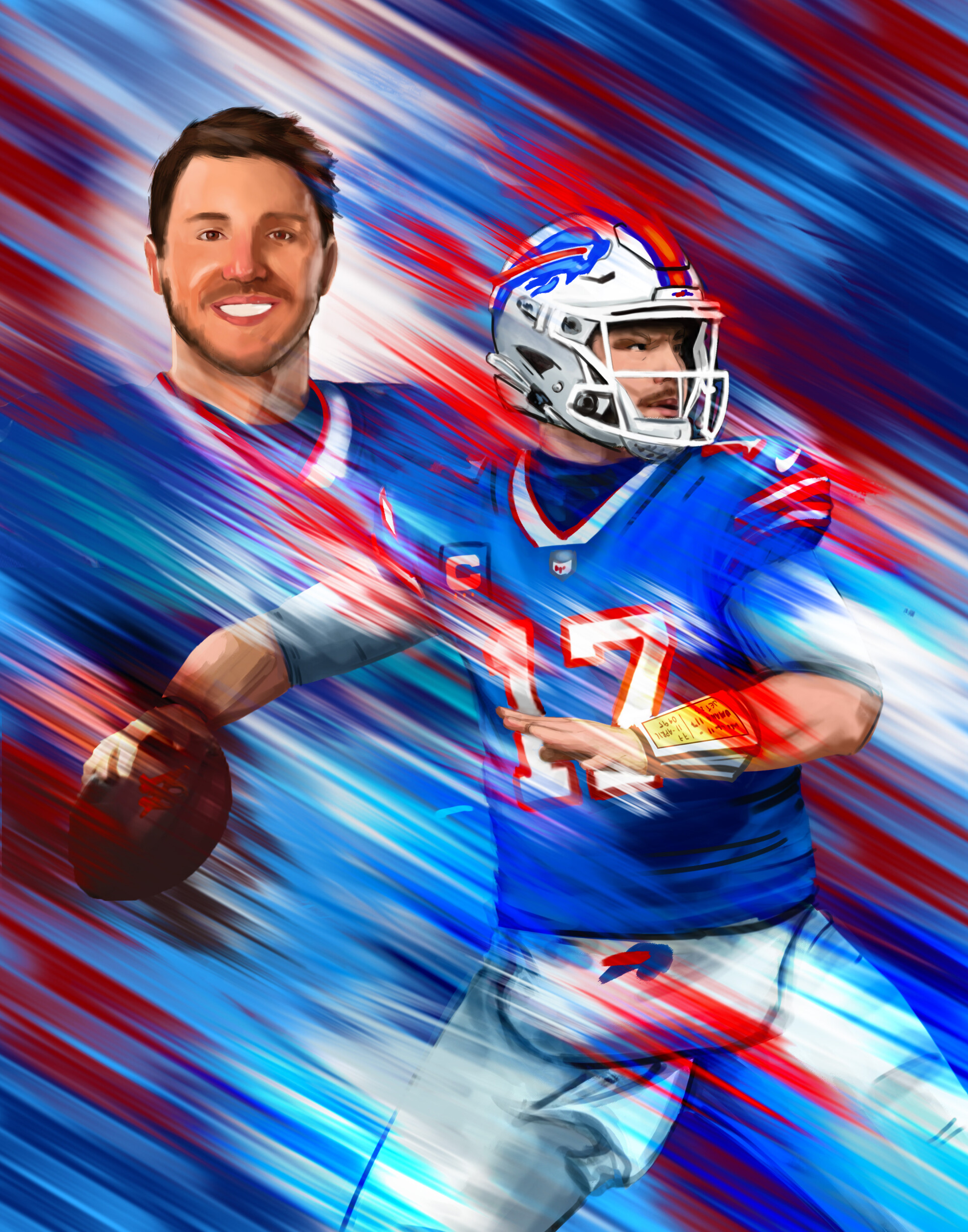 Josh Allen Portrait