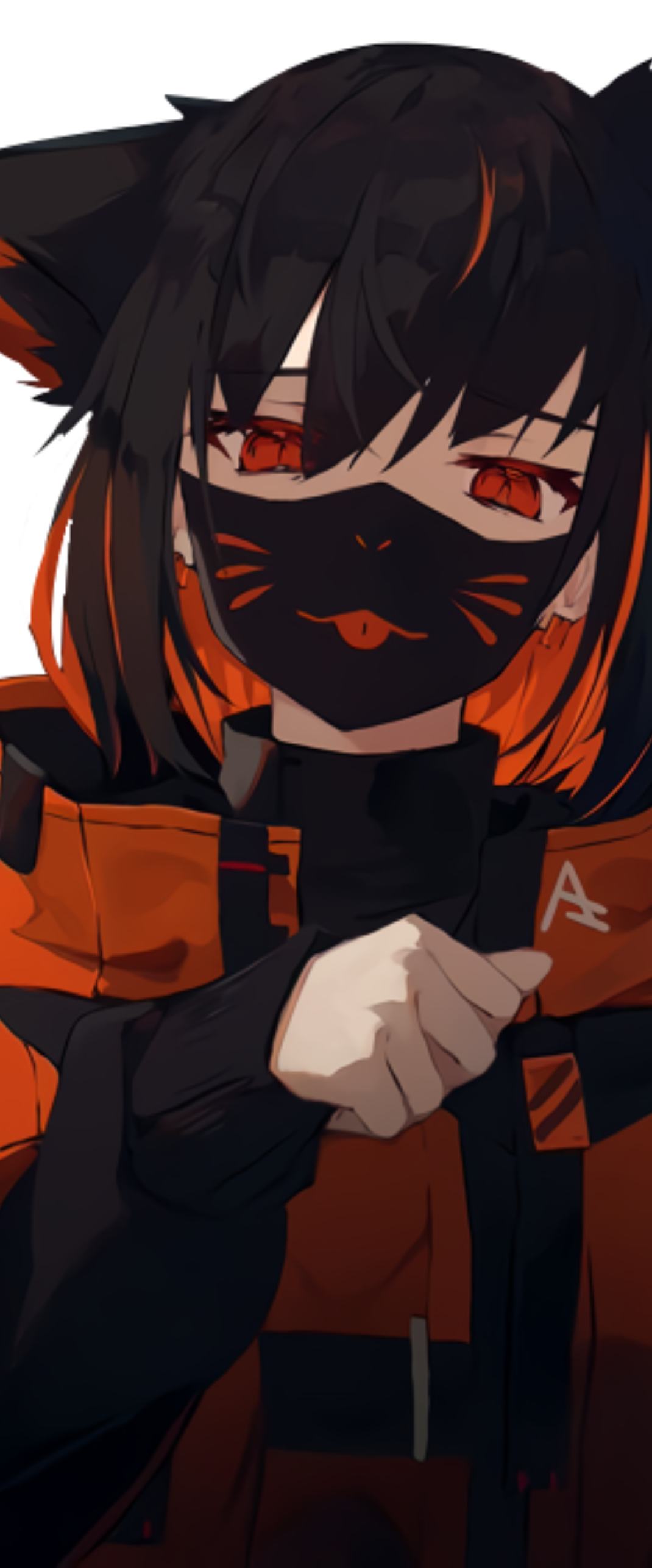 Anime Cat Girl iPhone Wallpaper 4k
